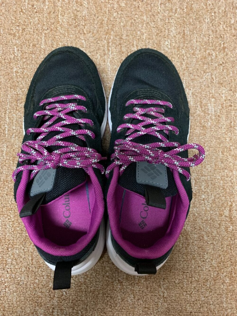 Columbia Women's Hiking Shoes - Black & Purple/Pink (Brand New Without Box)